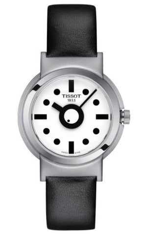 Tissot Heritage Memphis Lady White Dial Black Rubber Strap Watch For Women - T120.210.17.011.00 Authentic Buy Shop Now