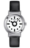 Tissot Heritage Memphis Lady White Dial Black Rubber Strap Watch For Women - T120.210.17.011.00 Authentic Buy Shop Now