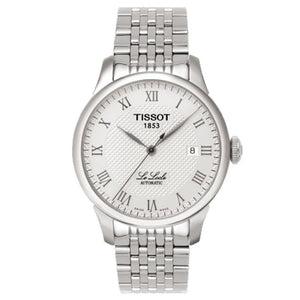 Tissot T Classic Le Locle Automatic White Dial Silver Steel Strap Watch For Men - T41.1.483.33 Authentic Buy Shop Now