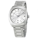 Gucci GG2570 Silver Dial Silver Steel Strap Watch For Men - YA142308 Authentic Buy Shop Now