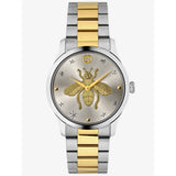 Gucci G Timeless Silver Dial Two Tone Steel Strap Watch For Women - YA1264131 Authentic Buy Shop Now