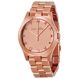 Marc Jacobs Henry Rose Gold Dial Rose Gold Steel Strap Watch for Women - MBM3212 Authentic Buy Shop Now