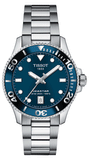 Tissot Seastar 1000 Lady Blue Dial Silver Steel Strap Watch For Women - T120.210.11.041.00 Authentic Buy Shop Now