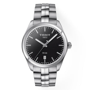 Tissot PR 100 Sport Chic Quartz Stainless Steel Watch For Men - T101.410.11.051.00 Authentic Buy Shop Now
