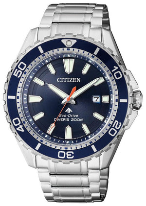 Citizen Promaster Marine Blue Dial Silver Steel Strap Watch For Men - BN0191-80L Authentic Buy Shop Now