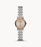 Emporio Armani Gianni T Bar Grey Dial Two Tone Steel Strap Watch For Women - AR1841 Authentic Buy Shop Now
