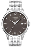 Tissot T Classic Tradition Grey Dial Silver Steel Strap Watch For Men - T063.610.11.067.00 Authentic Buy Shop Now