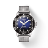 Tissot Seastar 1000 Powermatic 80 Blue Dial SIlver Mesh Bracelet Watch For Men - T120.407.11.041.02 Authentic Buy Shop Now
