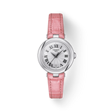 Tissot Bellissima Small Lady Silver Dial Pink Leather Strap Watch For Women - T126.010.16.013.01 Authentic Buy Shop Now