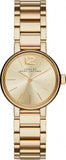 Marc Jacobs Peggy Gold Dial Gold Steel Strap Watch for Women - MBM3405 Authentic Buy Shop Now