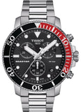Tissot Seastar 1000 Chronograph Black Dial Silver Steel Strap Watch For Men - T120.417.11.051.01 Authentic Buy Shop Now