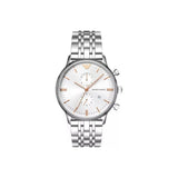 Emporio Armani Chonograph SIlver Dial Silver Steel Strap Watch For Men - AR1933 Authentic Buy Shop Now