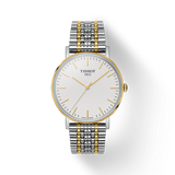 Tissot Everytime Medium White Dial Two Tone Mesh Bracelet Watch For Men - T109.410.22.031.00 Authentic Buy Shop Now