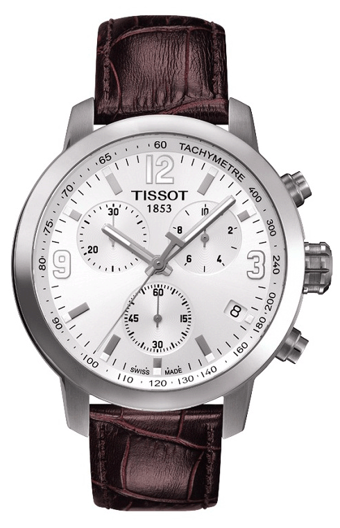 Tissot PRC 200 Chronograph White Dial Watch For Men - T055.417.16.017.01 Authentic Buy Shop Now