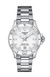 Tissot Seastar 1000 Lady White Dial Silver Steel Strap Unisex Watch - T120.210.11.011.00 Authentic Buy Shop Now