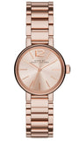 Marc Jacobs Peggy Rose Gold Dial Rose Gold Steel Strap Watch for Women - MBM3406 Authentic Buy Shop Now
