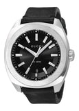 Gucci GG2570 Black Dial Black Leather Strap Watch For Men - YA142206 Authentic Buy Shop Now