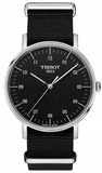 Tissot Everytime Medium Black Dial Black NATO Strap Watch For Men - T109.410.17.077.00 Authentic Buy Shop Now