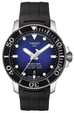Tissot Seastar 1000 Powermatic 80 Blue Dial Black Rubber Strap Watch For Men - T120.407.17.041.00 Authentic Buy Shop Now