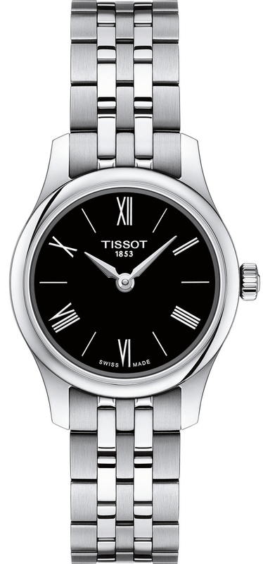 Tissot T Classic Tradition 5.5 Lady Black Dial Watch For Women - T063.009.11.058.00 Authentic Buy Shop Now