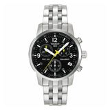 Tissot T Sport PRC200 Chronograph Black Dial Silver Steel Strap Watch for Men - T17.1.586.52 Authentic Buy Shop Now