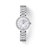 Tissot T Lady Flamingo Mother of Pearl White Dial Silver Steel Strap Watch For Women - T094.210.11.111.00 Authentic Buy Shop Now