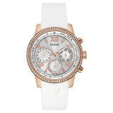 Guess Sport White Dial White Rubber Strap Watch For Women - W0616L1 Authentic Buy Shop Now
