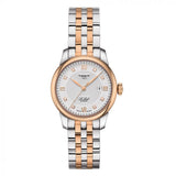 Tissot Le Locle Lady Automatic Diamonds Silver Dial Two Tone Steel Strap Watch For Women - T006.207.22.036.00 Authentic Buy Shop Now