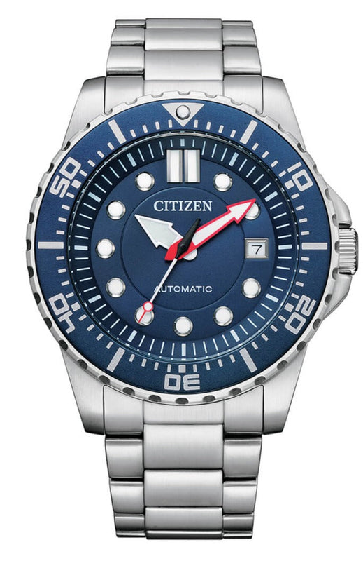 Citizen Promaster Mechanical Blue Dial Silver Steel Strap Watch For Men - NJ0121-89L Authentic Buy Shop Now