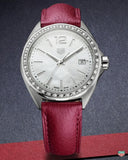 Tag Heuer Formula 1 Quartz Mother of Pearl Dial Red Leather Strap Watch for Women - WBJ131A.FC8253 Authentic Buy Shop Now