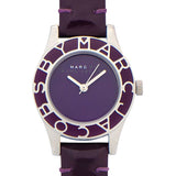 Marc Jacobs Blade Purple Dial Purple Leather Strap Watch for Women - MBM1158 Authentic Buy Shop Now
