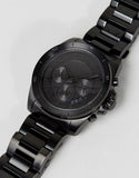 Michael Kors Alek Oversized Black Dial Black Steel Strap Watch For Men - MK8900 Authentic Buy Shop Now