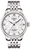 Tissot Le Locle Double Happiness Automatic Silver Dial Silver Steel Strap Watch For Men - T41.1.833.50 Authentic Buy Shop Now
