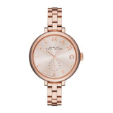 Marc Jacobs Sally Rose Gold Dial Rose Gold Steel Strap Watch for Women - MBM3364 Authentic Buy Shop Now