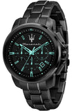 Maserati Aqua Edition Quartz Precision Chronograph Black Dial Watch For Men - R8873644003 Authentic Buy Shop Now