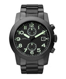 Marc Jacobs Larry Chronograph Black Dial Black Steel Strap Watch for Men - MBM5032 Authentic Buy Shop Now