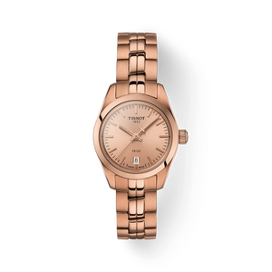 Tissot T Classic PR 100 Donna Rose Gold Lady Small Watch For Women - T101.010.33.451.00 Authentic Buy Shop Now