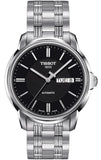Tissot Automatics III Black Dial Silver Steel Strap Watch For Men - T065.430.11.051.00 Authentic Buy Shop Now