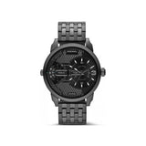 Diesel Mini Daddy Dual Time Black Dial Black Stainless Steel Strap Watch For Men - DZ7316 Authentic Buy Shop Now