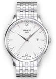Tissot T Classic Tradition White Dial Silver Steel Strap Watch For Men - T063.610.11.037.00 Authentic Buy Shop Now