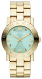Marc Jacobs Amy Blue Dial Gold Steel Strap Watch for Women - MBM3301 Authentic Buy Shop Now