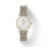 Tissot T Classic Everytime Small White Dial Two Tone Mesh Bracelet Watch For Women - T109.210.22.031.00 Authentic Buy Shop Now