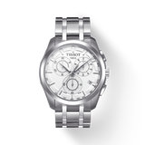 Tissot Couturier Chronograph White Dial Silver Steel Strap Watch For Men - T035.617.11.031.00 Authentic Buy Shop Now