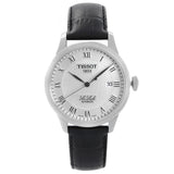 Tissot T Classic Le Locle Automatic Silver Dial Black Leather Strap Watch For Men - T41.1.423.33 Authentic Buy Shop Now