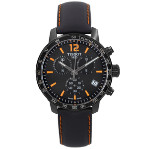 Tissot Quickster Chronograph Black Dial Watch For Men - T095.417.36.057.00 Authentic Buy Shop Now