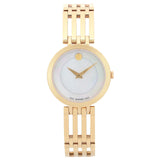 Movado Esperanza 28mm Mother of Pearl Dial Gold Steel Strap Watch For Women - 0607054 Authentic Buy Shop Now