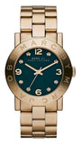 Marc Jacobs Amy Green Dial Gold Steel Strap Watch for Women - MBM8609 Authentic Buy Shop Now