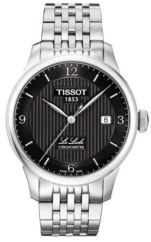 Tissot Le Locle Automatic Black Dial Silver Steel Strap Watch For Men - T006.408.11.057.00 Authentic Buy Shop Now