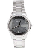 Gucci G Timeless Grey Dial Silver Steel Strap Watch For Men - YA126441 Authentic Buy Shop Now