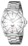 Gucci Dive Quartz White Dial Silver Steel Strap Watch for Men - YA136302 Authentic Buy Shop Now